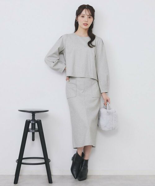 index / インデックス ロング・マキシ丈スカート | ストレッチナロータイトスカート【洗濯機OK/抗ピル】 | 詳細1