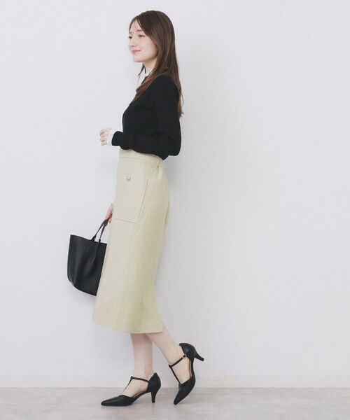 index / インデックス ロング・マキシ丈スカート | ストレッチナロータイトスカート【洗濯機OK/抗ピル】 | 詳細11