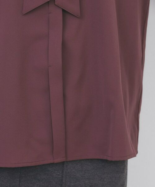 index / インデックス シャツ・ブラウス | 2枚衿ボウタイブラウス【洗濯機OK/防シワ/イージーアイロン】 | 詳細29
