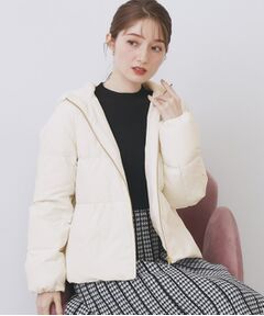 index / インデックス ダウンジャケット・ベスト | KAWADAダウンペプラムショートコート【撥水/洗濯機OK/静電気防止裏地】