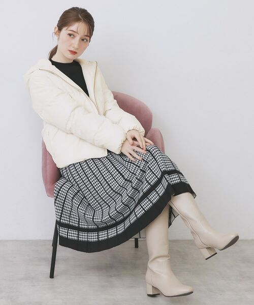 index / インデックス ダウンジャケット・ベスト | KAWADAダウンペプラムショートコート【撥水/洗濯機OK/静電気防止裏地】 | 詳細15