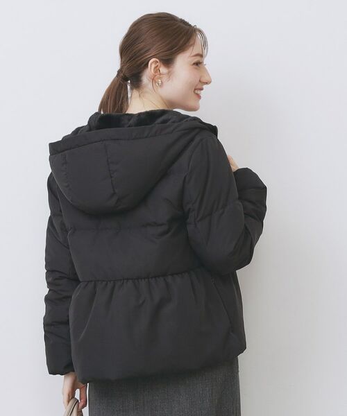 index / インデックス ダウンジャケット・ベスト | KAWADAダウンペプラムショートコート【撥水/洗濯機OK/静電気防止裏地】 | 詳細26