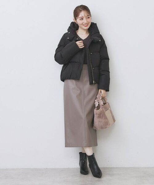 index / インデックス ダウンジャケット・ベスト | KAWADAダウンショートコート【撥水/洗濯機OK/静電気防止裏地】《XS～LL》 | 詳細13