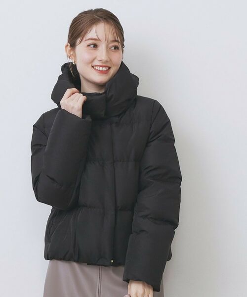 index/インデックス KAWADAダウンショートコート【撥水/洗える/静電気防止裏地】《XS~LL》 ブラック(019) 34(XS) index/インデックス KAWADAダウンショートコート【撥水/洗える/静電気防止裏地】《XS~LL》 ブラック(019) 34(XS)