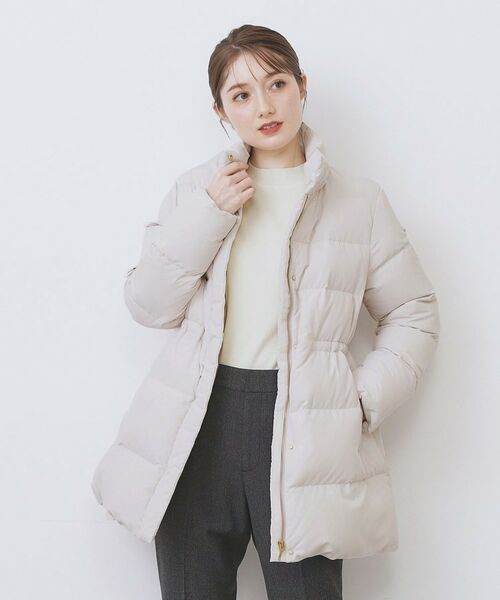 index / インデックス ダウンジャケット・ベスト | KAWADAダウンドロストミドルコート【撥水/洗濯機OK/2WAY/静電気防止裏地】《XS～3L》 | 詳細10