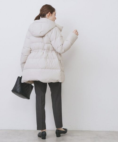 index / インデックス ダウンジャケット・ベスト | KAWADAダウンドロストミドルコート【撥水/洗濯機OK/2WAY/静電気防止裏地】《XS～3L》 | 詳細15