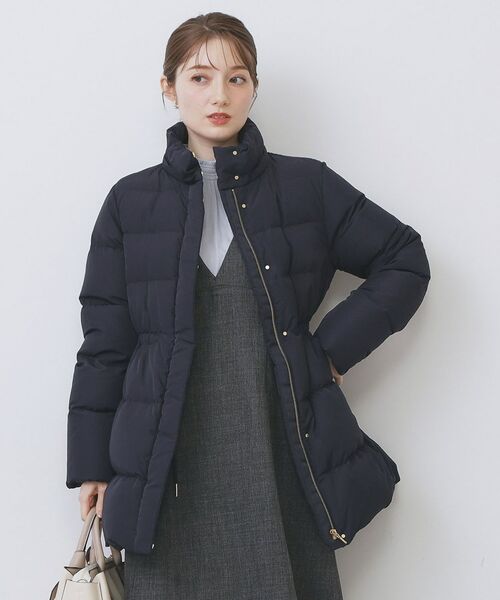 index / インデックス ダウンジャケット・ベスト | KAWADAダウンドロストミドルコート【撥水/洗濯機OK/2WAY/静電気防止裏地】《XS～3L》 | 詳細17