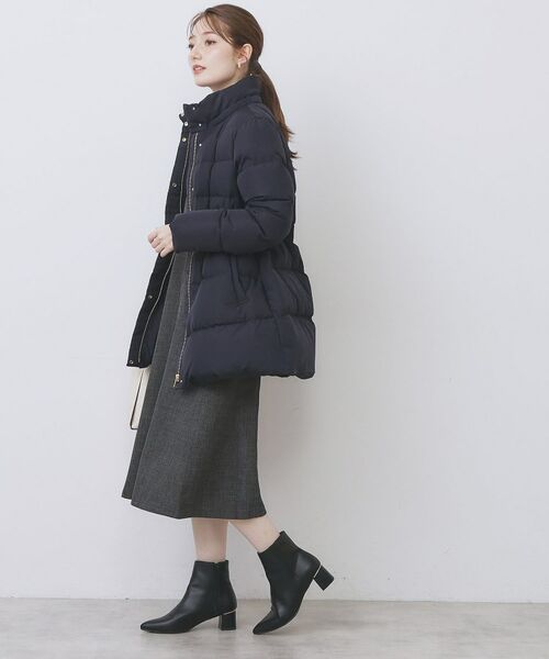 index / インデックス ダウンジャケット・ベスト | KAWADAダウンドロストミドルコート【撥水/洗濯機OK/2WAY/静電気防止裏地】《XS～3L》 | 詳細20