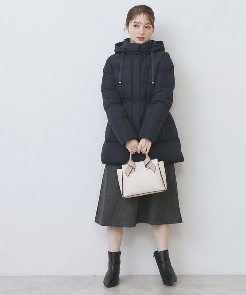 index / インデックス ダウンジャケット・ベスト | KAWADAダウンドロストミドルコート【撥水/洗濯機OK/2WAY/静電気防止裏地】《XS～3L》 | 詳細22