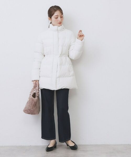 index / インデックス ダウンジャケット・ベスト | KAWADAダウンドロストミドルコート【撥水/洗濯機OK/2WAY/静電気防止裏地】《XS～3L》 | 詳細25