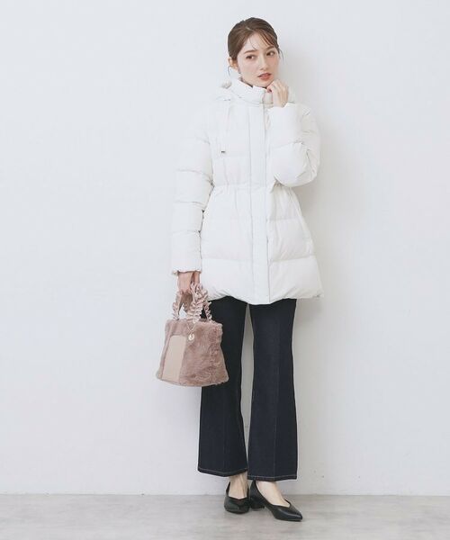 index / インデックス ダウンジャケット・ベスト | KAWADAダウンドロストミドルコート【撥水/洗濯機OK/2WAY/静電気防止裏地】《XS～3L》 | 詳細26