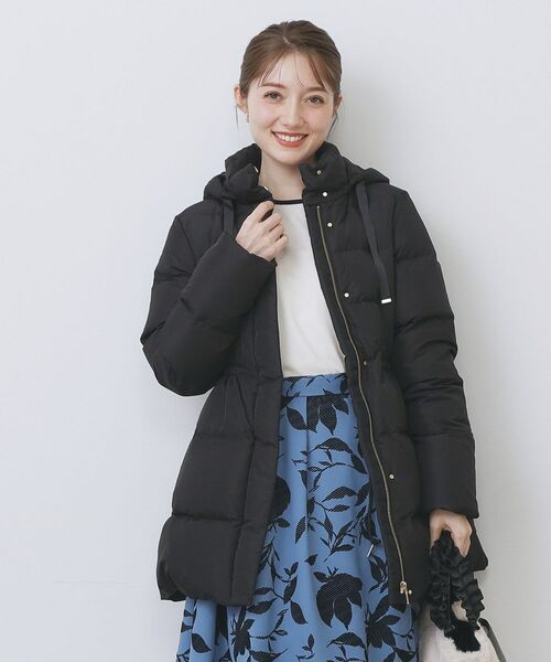 index / インデックス ダウンジャケット・ベスト | KAWADAダウンドロストミドルコート【撥水/洗濯機OK/2WAY/静電気防止裏地】《XS～3L》 | 詳細3