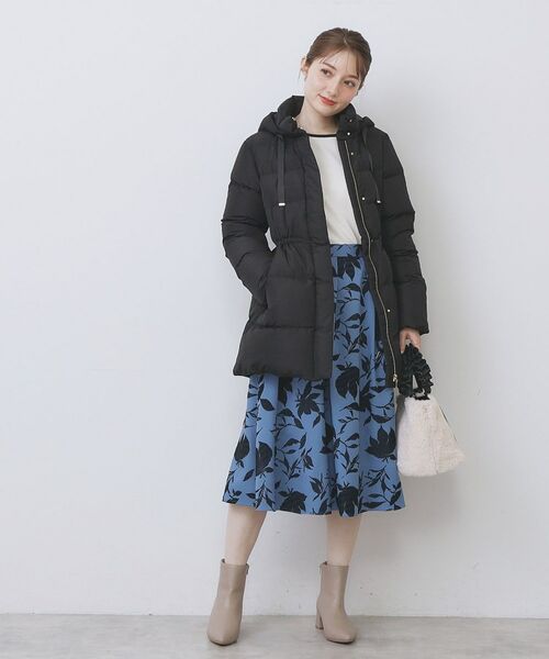 index / インデックス ダウンジャケット・ベスト | KAWADAダウンドロストミドルコート【撥水/洗濯機OK/2WAY/静電気防止裏地】《XS～3L》 | 詳細5