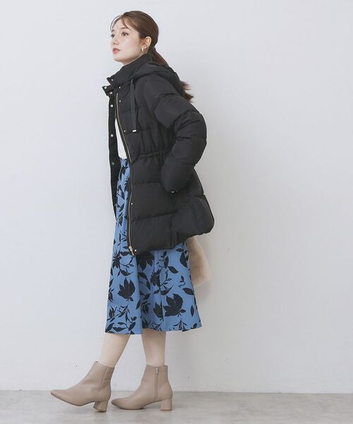 index / インデックス ダウンジャケット・ベスト | KAWADAダウンドロストミドルコート【撥水/洗濯機OK/2WAY/静電気防止裏地】《XS～3L》 | 詳細6