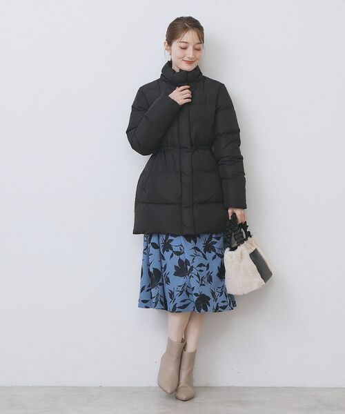 index / インデックス ダウンジャケット・ベスト | KAWADAダウンドロストミドルコート【撥水/洗濯機OK/2WAY/静電気防止裏地】《XS～3L》 | 詳細7