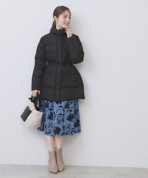 index / インデックス ダウンジャケット・ベスト | KAWADAダウンドロストミドルコート【撥水/洗濯機OK/2WAY/静電気防止裏地】《XS～3L》 | 詳細8