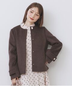 index / インデックス その他アウター | ノーカラーショートコート