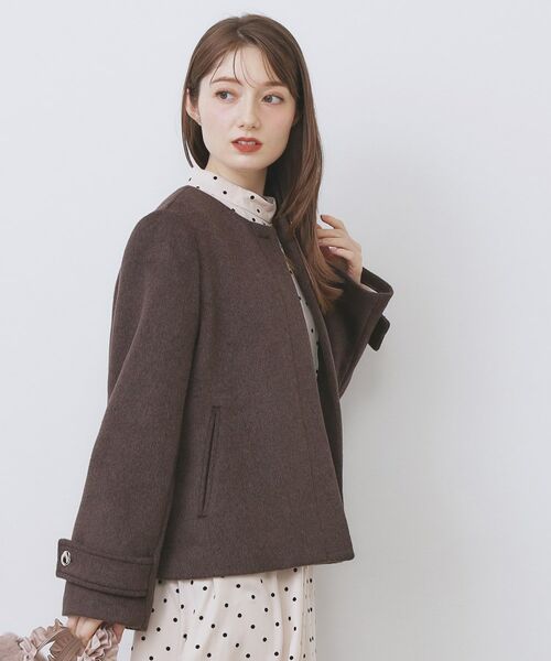 index / インデックス その他アウター | ノーカラーショートコート | 詳細10