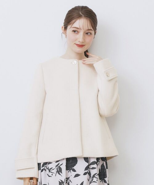 index / インデックス その他アウター | ノーカラーショートコート | 詳細14
