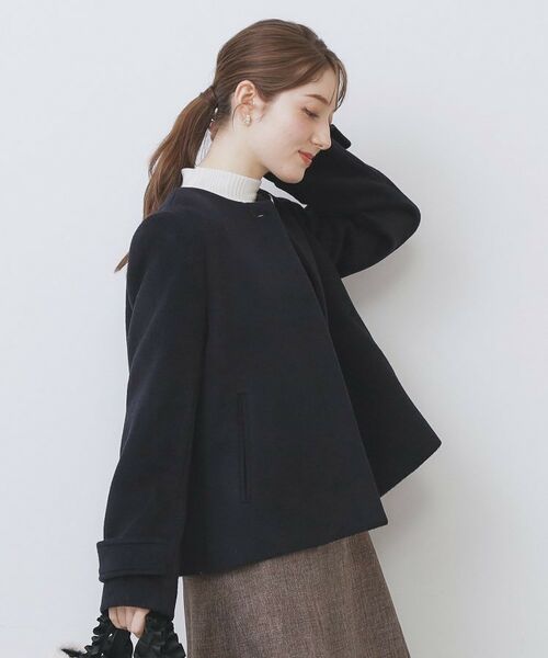index / インデックス その他アウター | ノーカラーショートコート | 詳細18