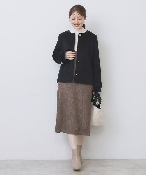 index / インデックス その他アウター | ノーカラーショートコート | 詳細19