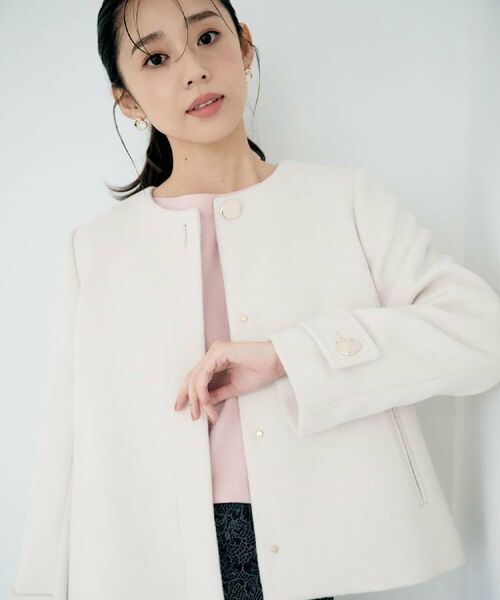 index / インデックス その他アウター | ノーカラーショートコート | 詳細2