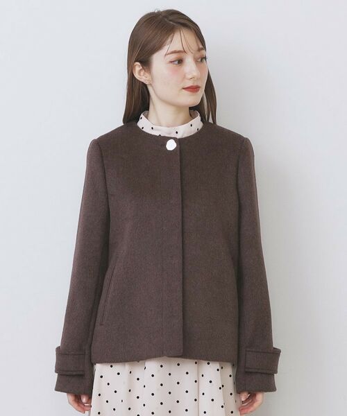 index / インデックス その他アウター | ノーカラーショートコート | 詳細22