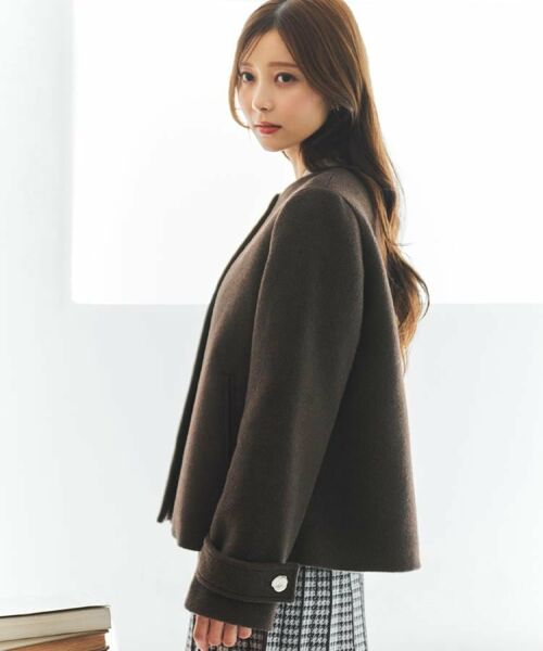 index / インデックス その他アウター | ノーカラーショートコート | 詳細3