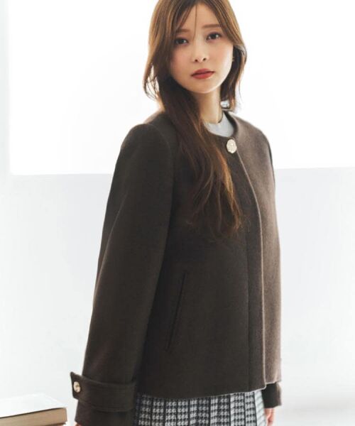 index / インデックス その他アウター | ノーカラーショートコート | 詳細4