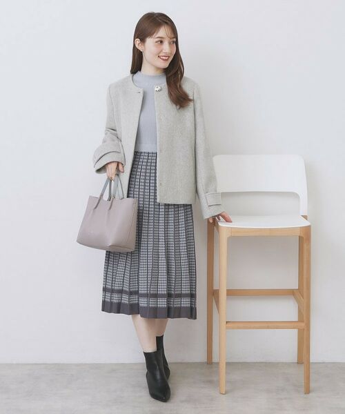 index / インデックス その他アウター | ノーカラーショートコート | 詳細8