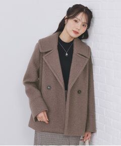 index / インデックス ピーコート | ブークレミドルコート【洗える】