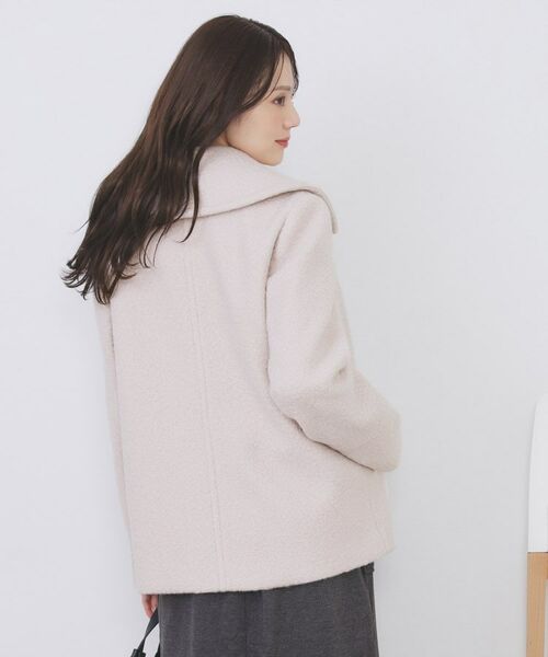 index / インデックス ピーコート | ブークレミドルコート【洗える】 | 詳細10