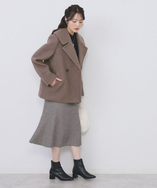 index / インデックス ピーコート | ブークレミドルコート【洗える】 | 詳細16