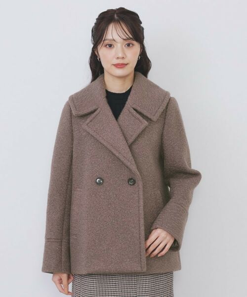 index / インデックス ピーコート | ブークレミドルコート【洗える】 | 詳細18