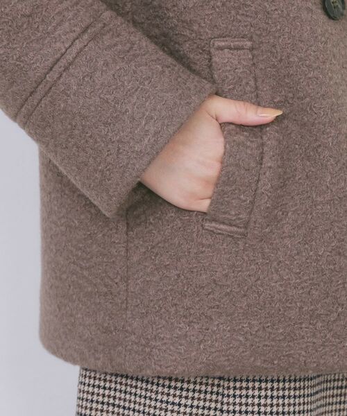 index / インデックス ピーコート | ブークレミドルコート【洗える】 | 詳細23
