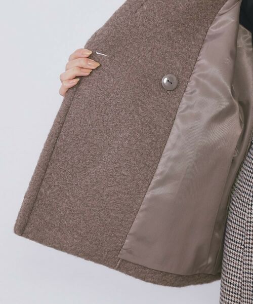 index / インデックス ピーコート | ブークレミドルコート【洗える】 | 詳細24