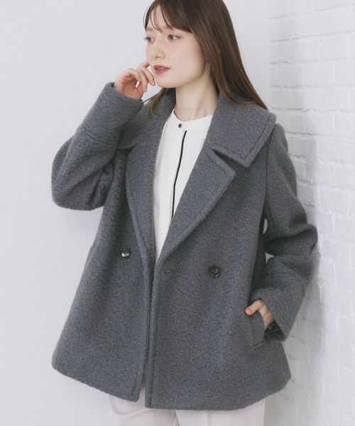 index / インデックス ピーコート | ブークレミドルコート【洗える】 | 詳細6