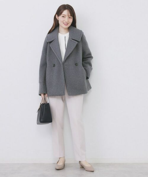 index / インデックス ピーコート | ブークレミドルコート【洗える】 | 詳細7