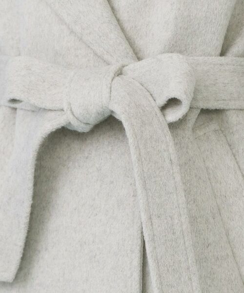 index / インデックス その他アウター | ベルト付ビッグカラーミドルコート | 詳細17