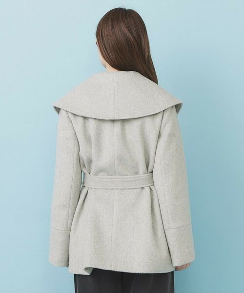 index / インデックス その他アウター | ベルト付ビッグカラーミドルコート | 詳細20