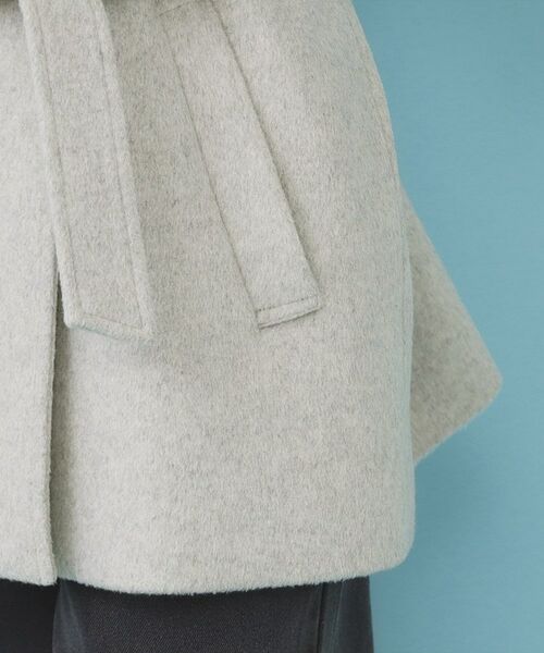 index / インデックス その他アウター | ベルト付ビッグカラーミドルコート | 詳細24