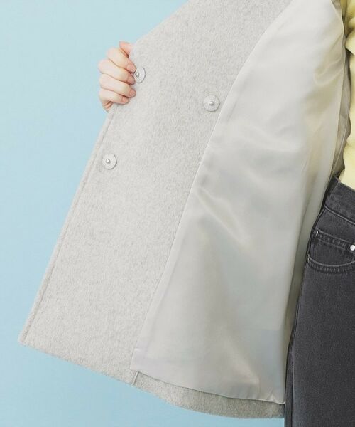 index / インデックス その他アウター | ベルト付ビッグカラーミドルコート | 詳細25