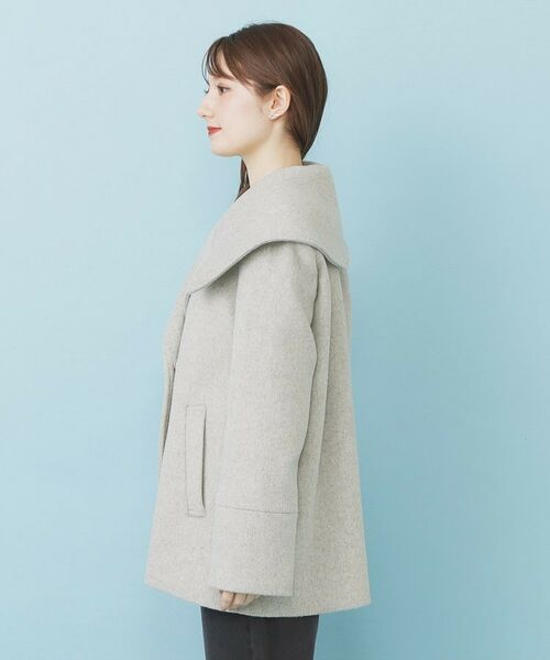 index / インデックス その他アウター | ベルト付ビッグカラーミドルコート | 詳細27