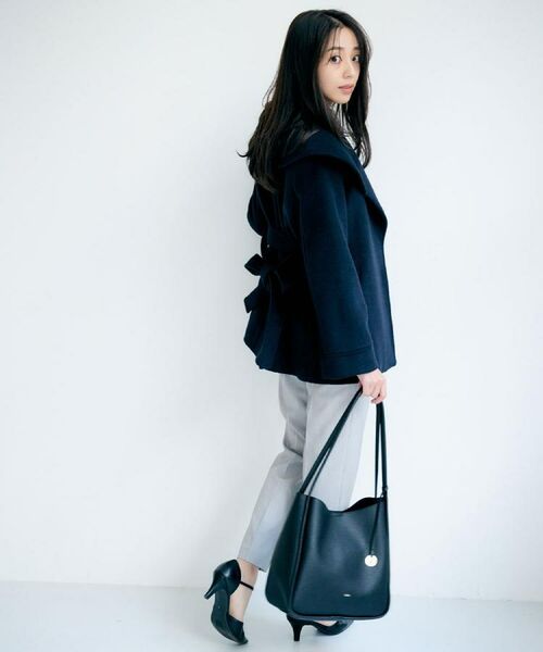 index / インデックス その他アウター | ベルト付ビッグカラーミドルコート | 詳細30