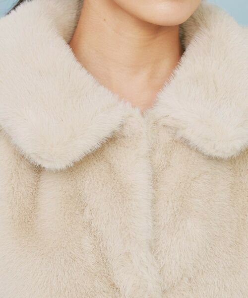 index / インデックス ステンカラーコート | エコファーショートコート【洗える】 | 詳細18