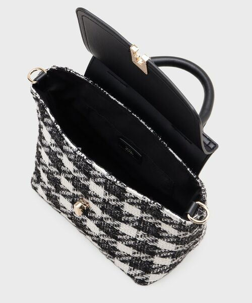 index / インデックス ハンドバッグ | 【2WAY】ラメツイードチェックコンビミドルハンドバッグ | 詳細11