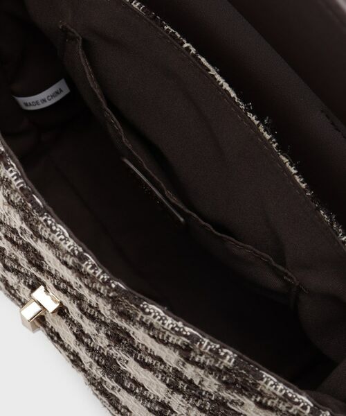 index / インデックス ハンドバッグ | 【2WAY】ラメツイードチェックコンビミドルハンドバッグ | 詳細13