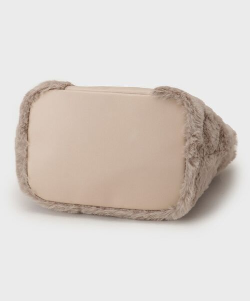 index / インデックス トートバッグ | フリルハンドル フェイクファーミドルトートバッグ | 詳細13