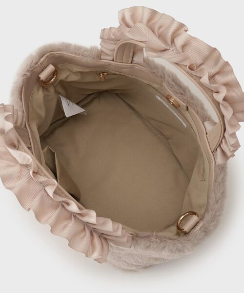 index / インデックス トートバッグ | フリルハンドル フェイクファーミドルトートバッグ | 詳細16