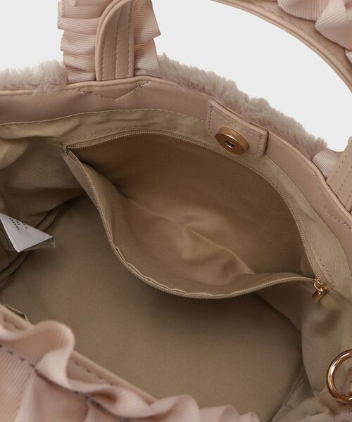 index / インデックス トートバッグ | フリルハンドル フェイクファーミドルトートバッグ | 詳細18